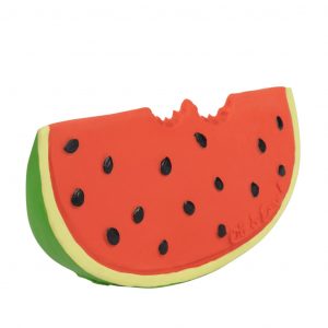 Oli and Carol bijtspeeltje Wally the Watermelon