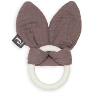 Jollein Bijtring Siliconen Bunny Ears Chestnut
