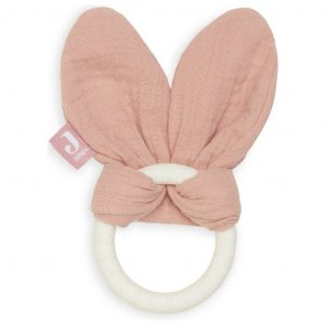 Jollein Bijtring Siliconen Bunny Ears Rosewood