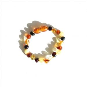 Baltische Barnsteen baby armband-enkelband - Mix